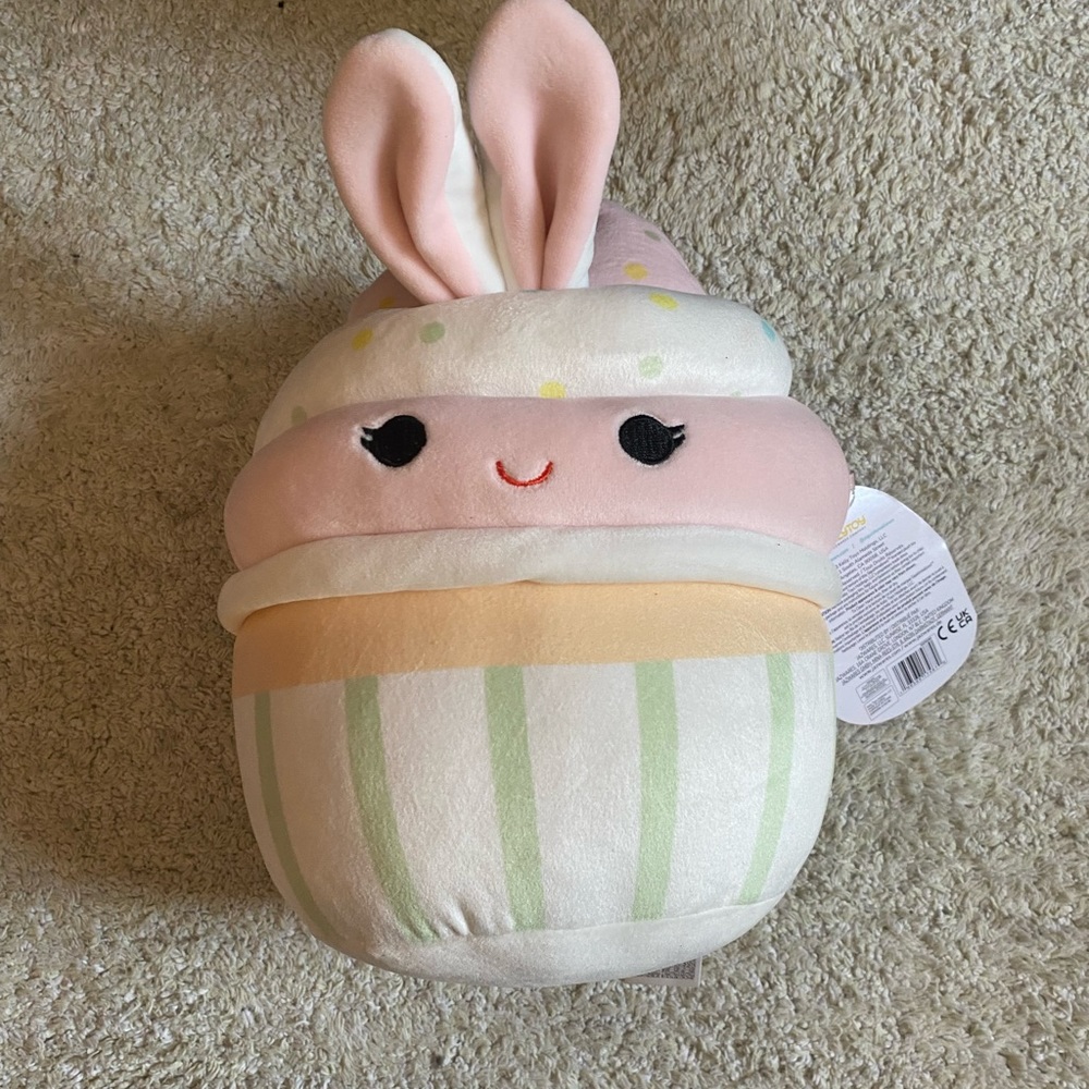 Ileana Squishmallow Pink Easter Cupcake Limited Edition